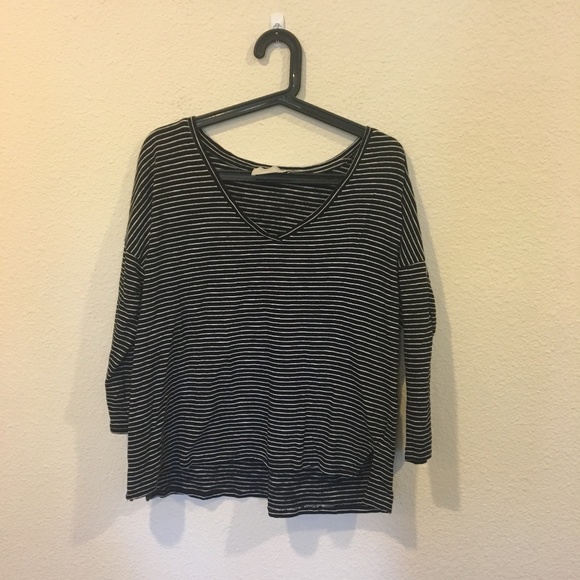 Zara Tops - Zara Trafaluc black and white striped tee Zara Tops - Zara Trafaluc black and white striped tee